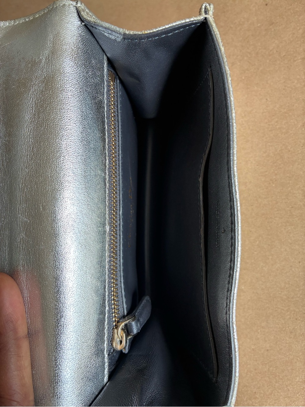 Dior Diorama Crackled Leather Flap Bag - Picture 4 of 9
